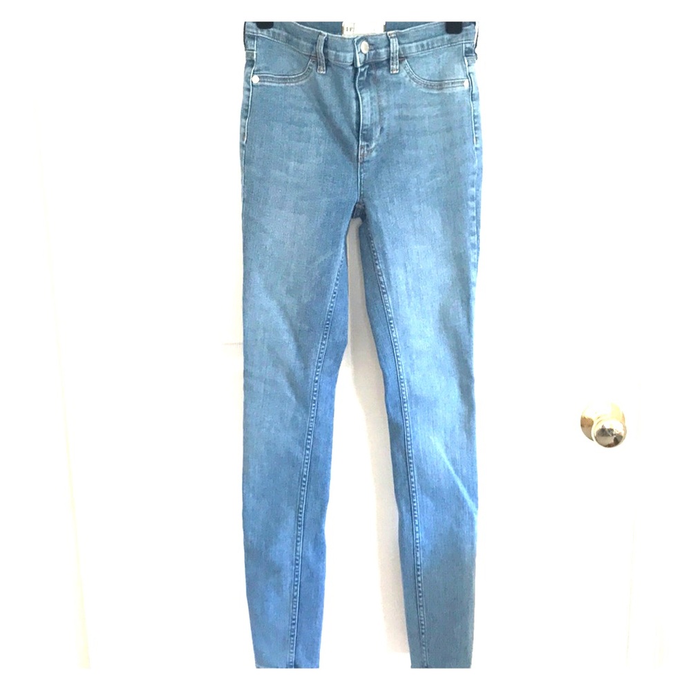Free People High-Waisted Skinny Jeans - 26